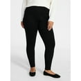 thumbnail image 1 of Terra & Sky Women's Plus Size Pull On High Rise Skinny Jeggings, 28" Inseam, Sizes 0X-5X, 1 of 5