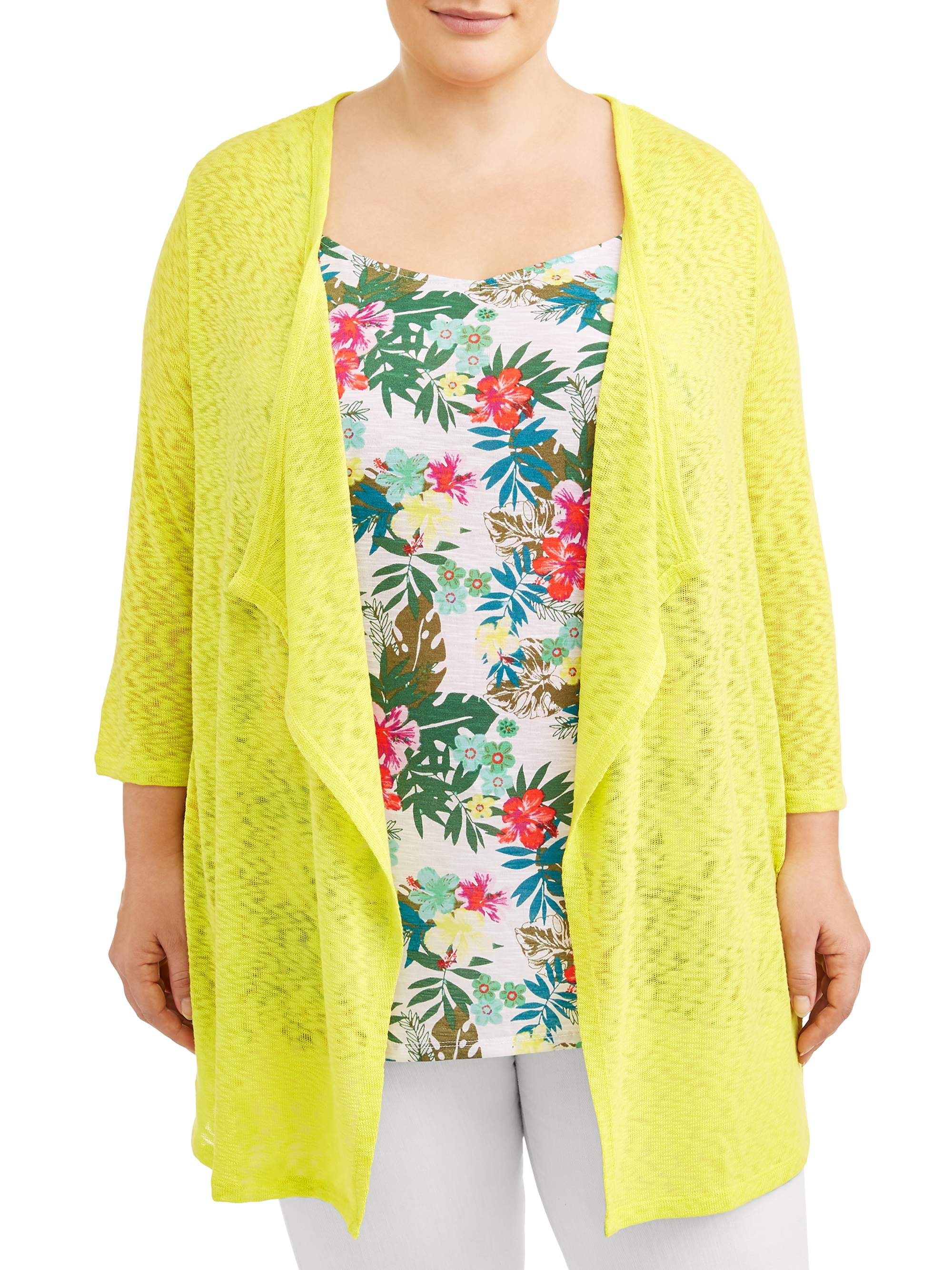 Lightweight cheap slub cardigan