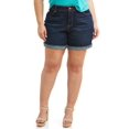 thumbnail image 1 of Terra & Sky Women's Plus Size 7 inch Denim Classic Short, 1 of 5