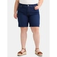 thumbnail image 1 of Terra & Sky Women's Plus Size Bermuda Short, 9" Inseam, Sizes 16W-24W, 1 of 5
