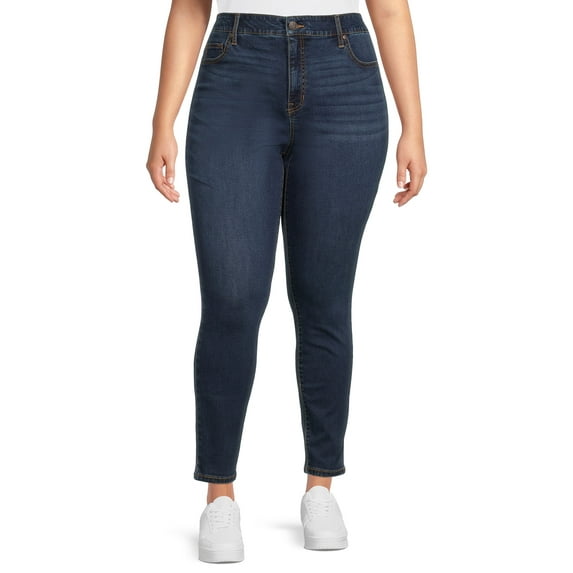 Terra & Sky Women's Plus Size Bootcut Jeans