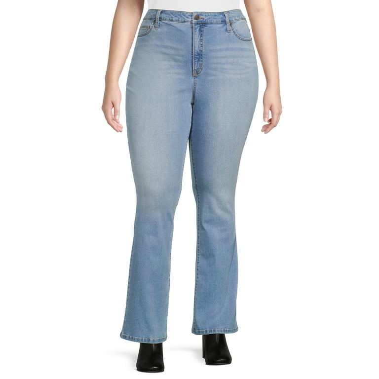 Terra u0026 Sky Women's Plus Size Bootcut Jeans - Walmart.com