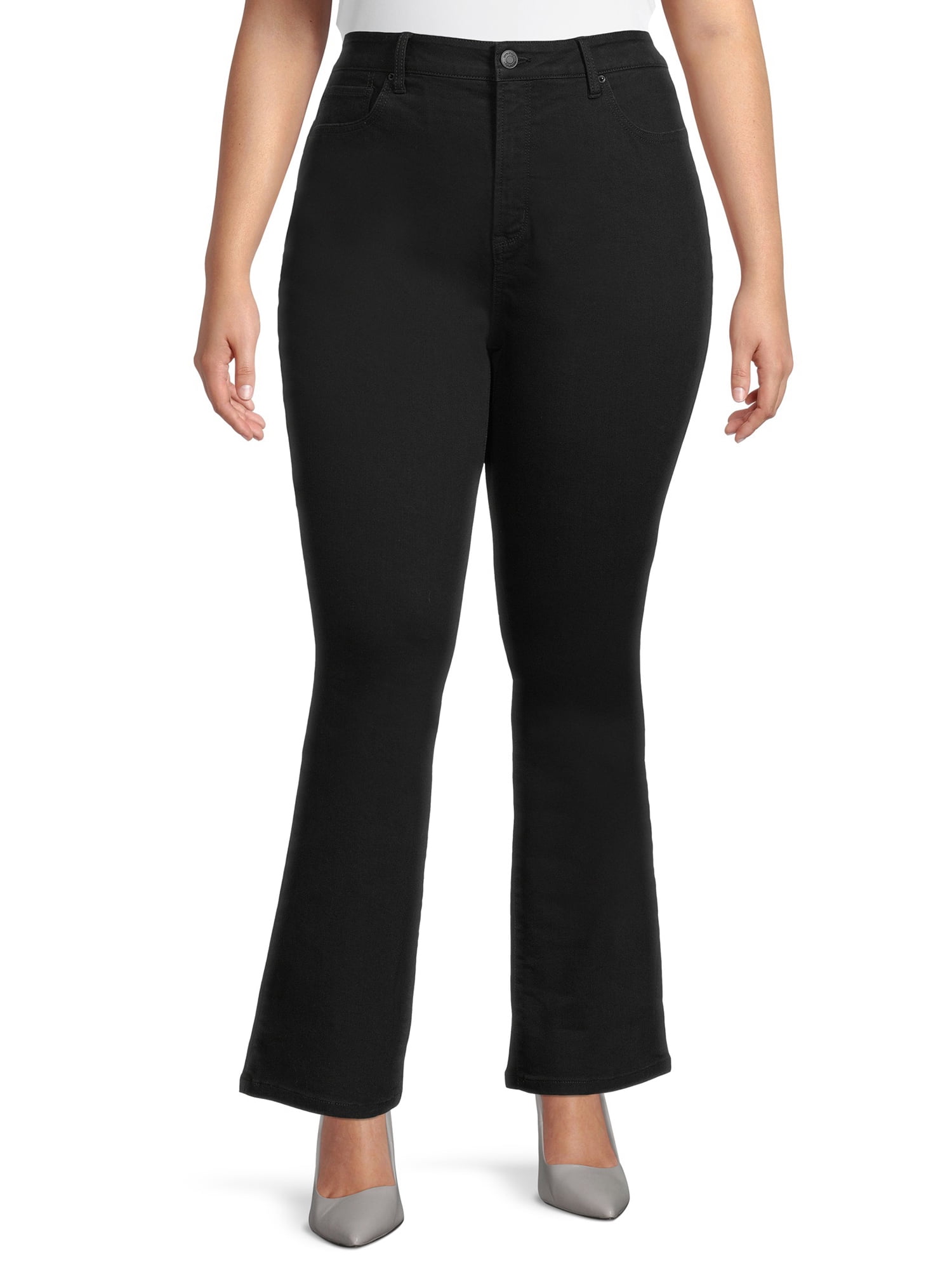 Terra & Sky Women's Plus Size Bootcut Jeans
