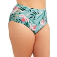 thumbnail image 1 of Terra & Sky Women's Plus Size Bora Bora High Waist Swimsuit Bottom, 1 of 4