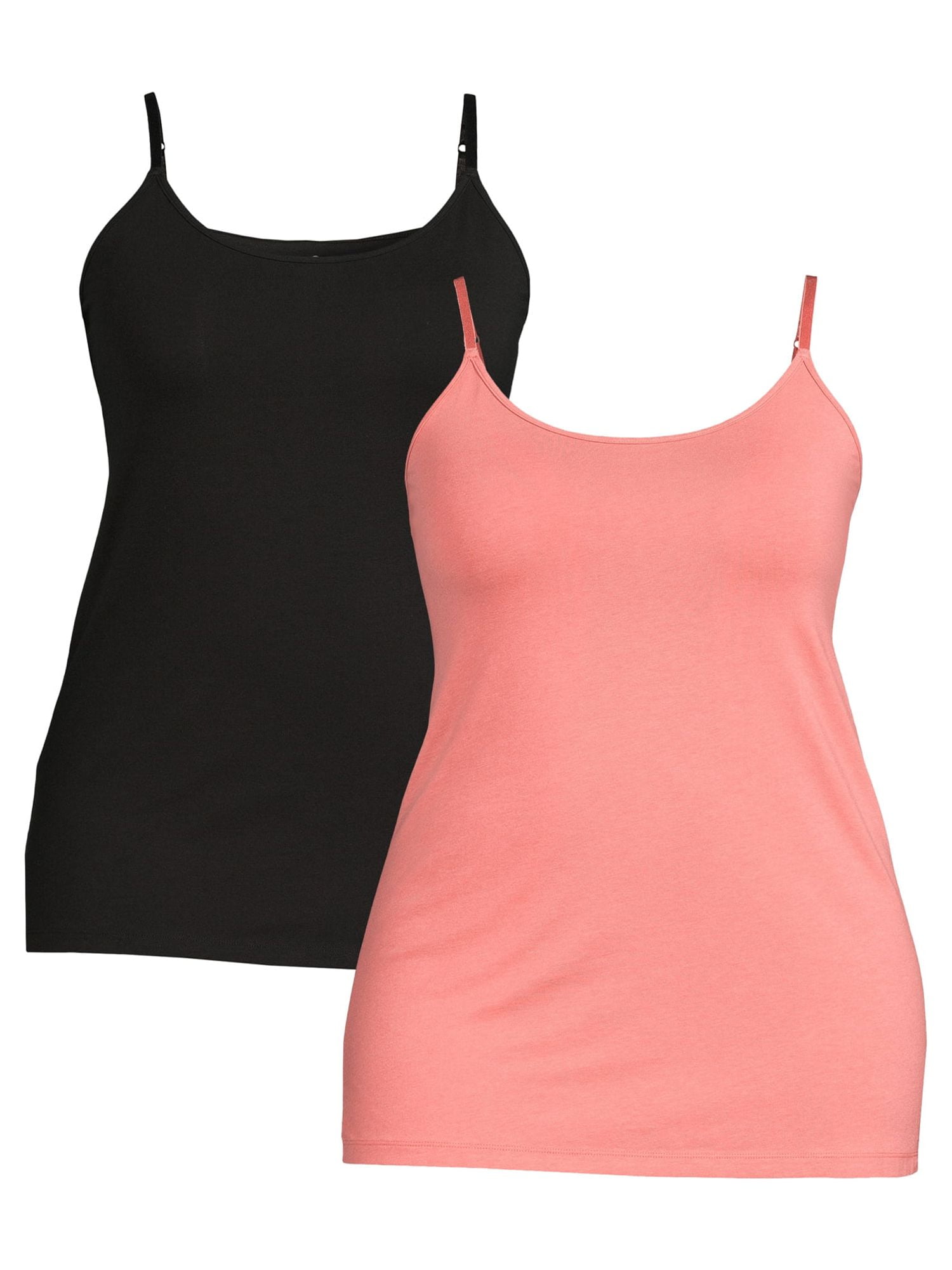 トップス jonnlynx 'tank +cami' size F Terra & Sky Women's Plus Size Cami Tank Top, 2 Pack - Walmart.com