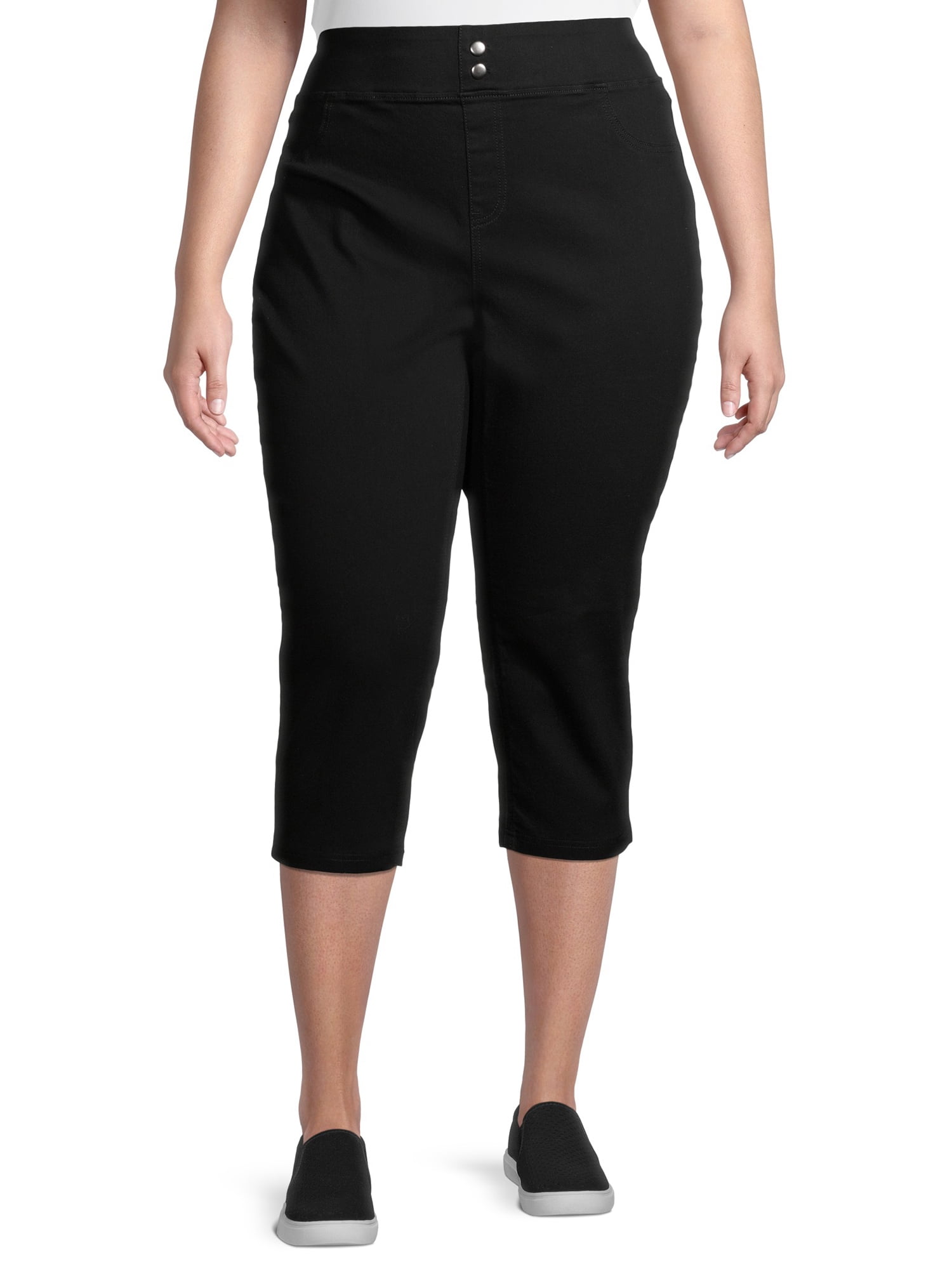 Terra & Sky Women's Plus Size Capri Jeggings - Walmart.com