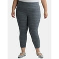 thumbnail image 1 of Terra & Sky Women's Plus Size Capri Legging, Sizes 0X-4X, 1 of 5