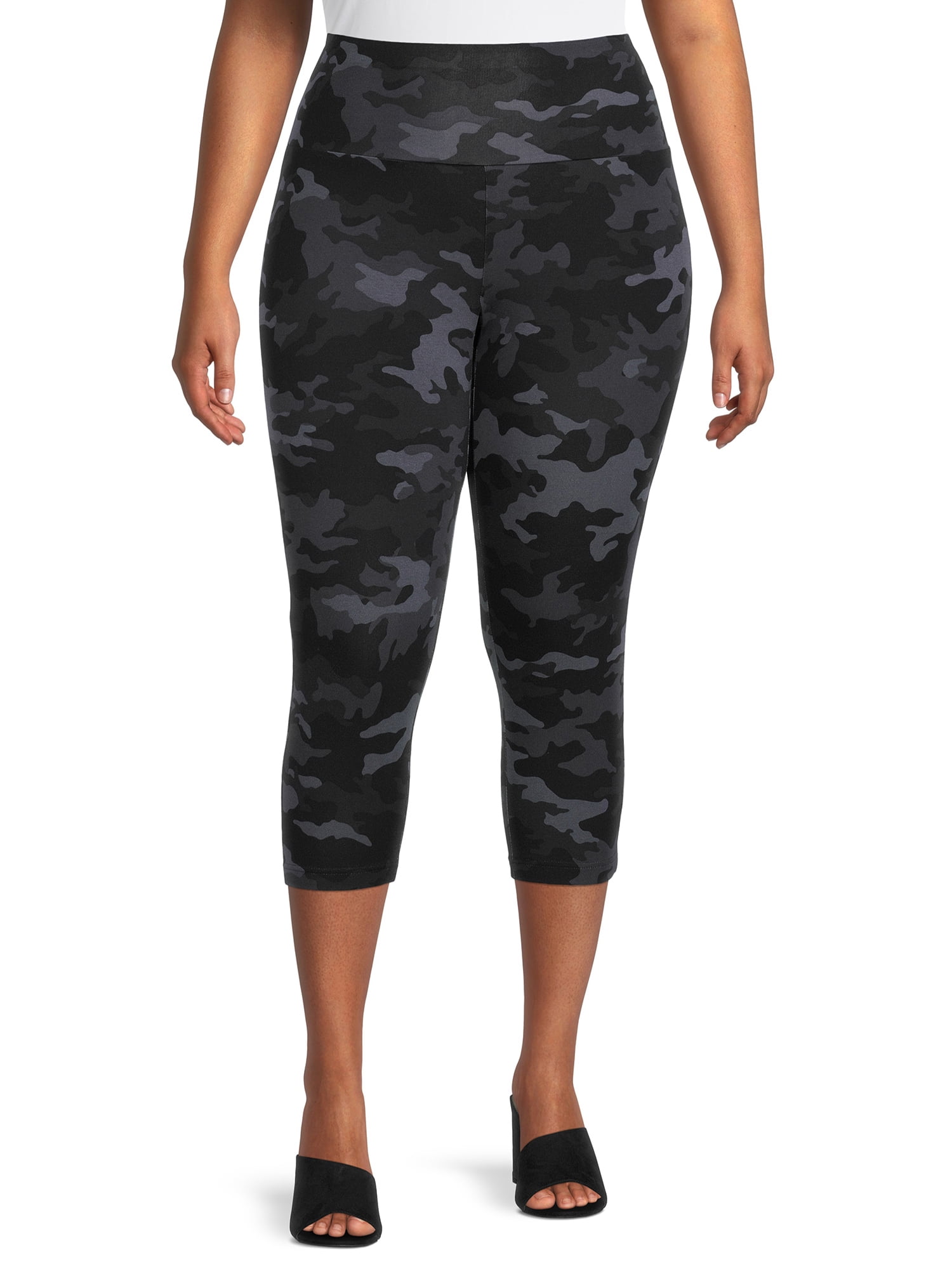 Terra & Sky Women's Plus Size Capri Legging