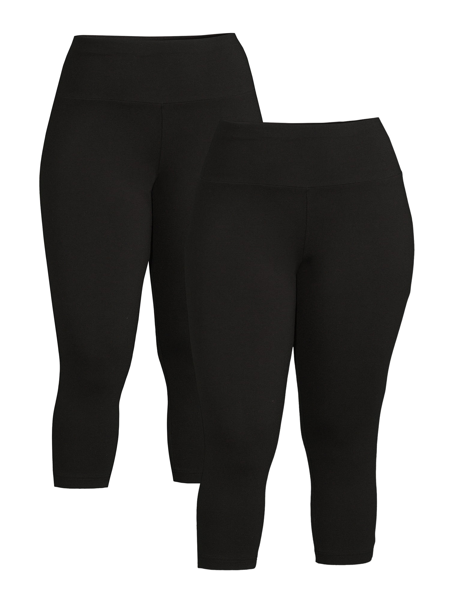 Buy online Plus Size Black Solid Capri Legging from Capris & Leggings for  Women by Therebelinme for ₹1059 at 41% off