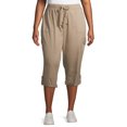 thumbnail image 1 of Terra & Sky Women's Plus Size Cargo Capri with Taping, 1 of 7