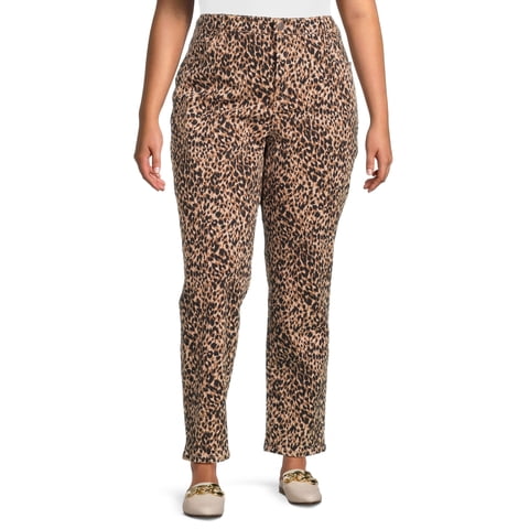 Women's Plus Size Core Straight Leg Jeans, Available in Regular and Petite