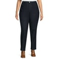 thumbnail image 1 of Terra & Sky Women's Plus Size Core Straight Leg Jeans, Available in Regular and Petite, 1 of 5