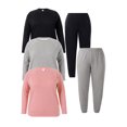 thumbnail image 1 of Terra & Sky Women's Plus Size Cotton Blend Fleece Sweatshirts and Sweatpants Set, 5-Piece, 1 of 21