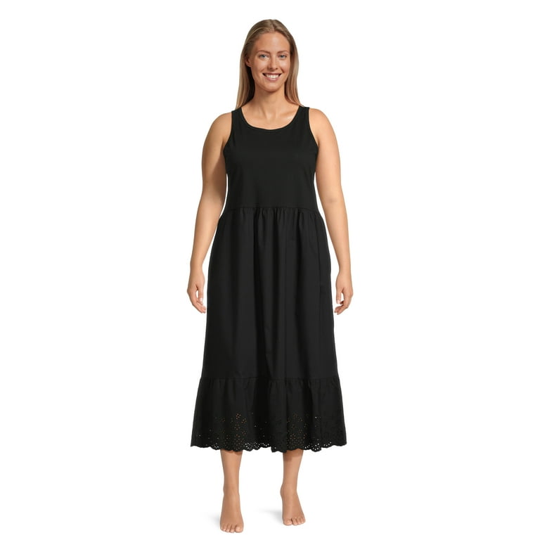 Cotton tank dress plus size online