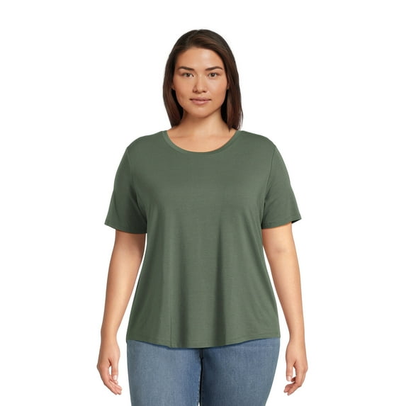Terra & Sky Women’s Plus Size Crew Tee