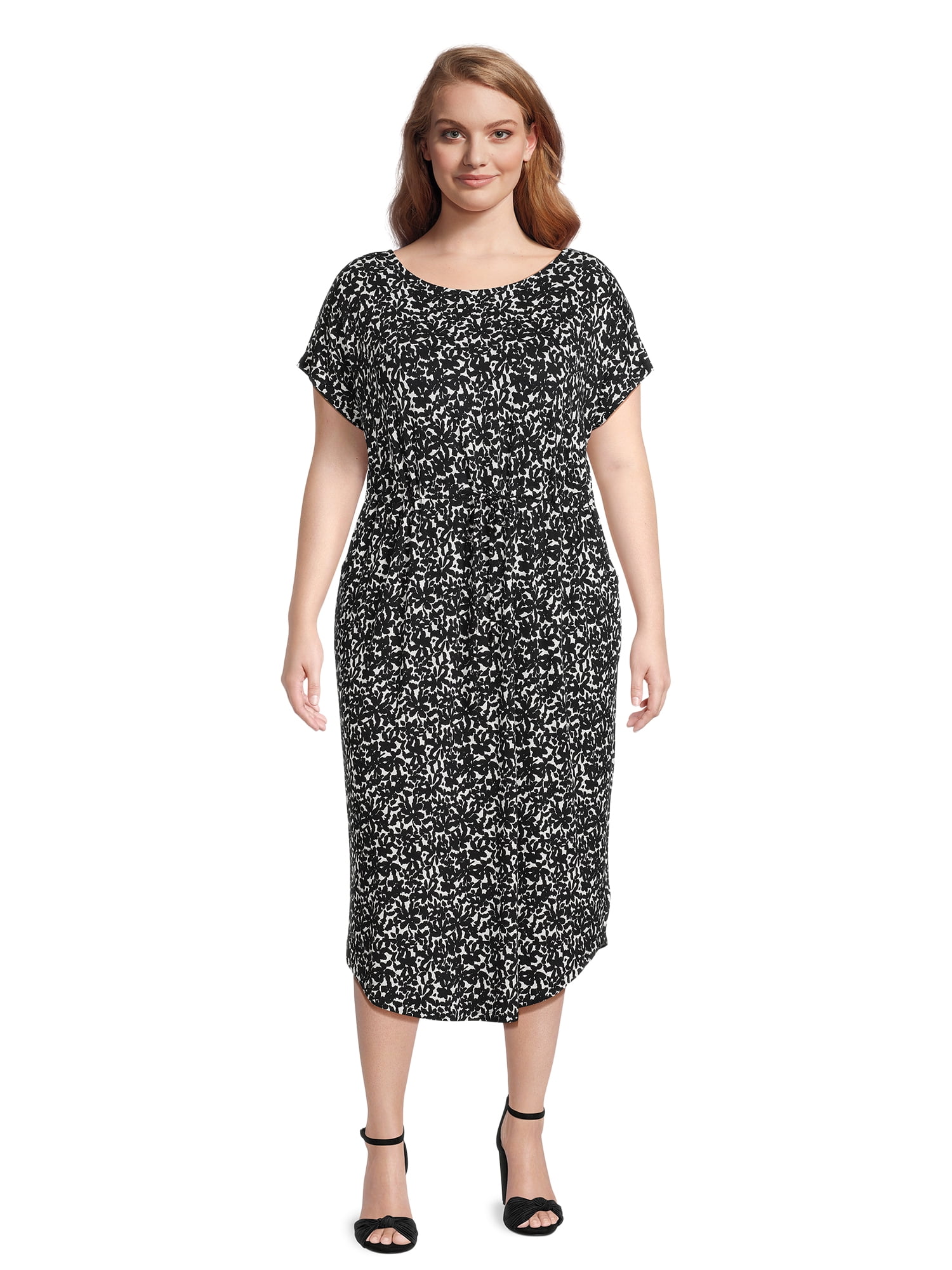FZ Women's Plus Size Criss Cross Mock Neck Jumpsuit main image 0