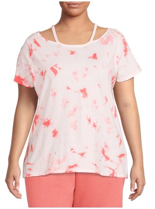 Terra & Sky Women's Plus Size Scoop Neck T-Shirt 