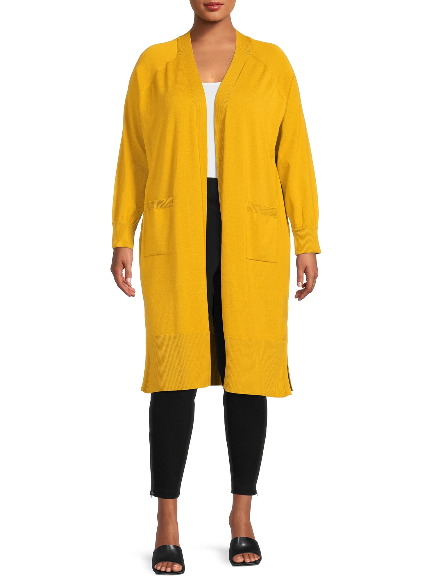 Terra Sky Women s Plus Size Duster Cardigan Walmart