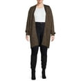 Terra & Sky Women's Plus Size Duster Cardigan