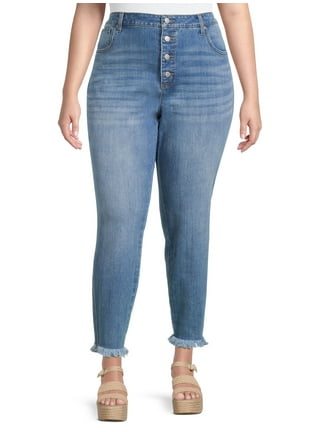 Stylistic Mr. Lee Ladies Basic Denim Mom Jeans Balloon Fitting for Wom