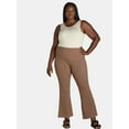 thumbnail image 1 of Terra & Sky Women's Plus Size Flare Leggings, 30” Inseam, 1 of 5