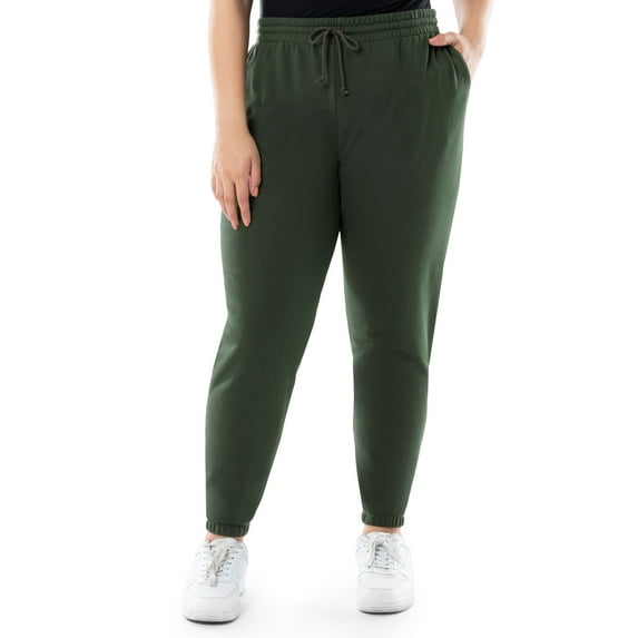 Terra & Sky Women's Plus Size Fleece Sweatpants
