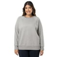 thumbnail image 1 of Terra & Sky Women's Plus Size Fleece Sweatshirt, Sizes 0X-4X, 1 of 5