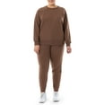 thumbnail image 1 of Terra & Sky Women's Plus Size Fleece Sweatshirt and Sweatpants Set, 2-Piece, 1 of 8