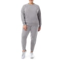 thumbnail image 1 of Terra & Sky Women's Plus Size Fleece Sweatshirt and Sweatpants Set, 2-Piece, 1 of 9