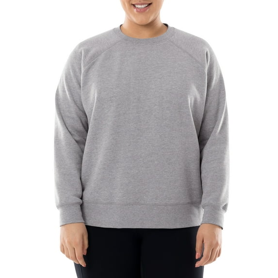 Terra & Sky Women's Plus Size Fleece Sweatshirt