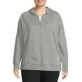 thumbnail image 1 of Terra & Sky Women's Plus Size Fleece Zip Up Hoodie, 1 of 5