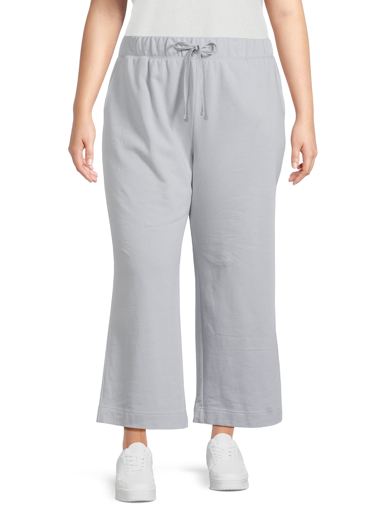 Plus size french terry capris hotsell