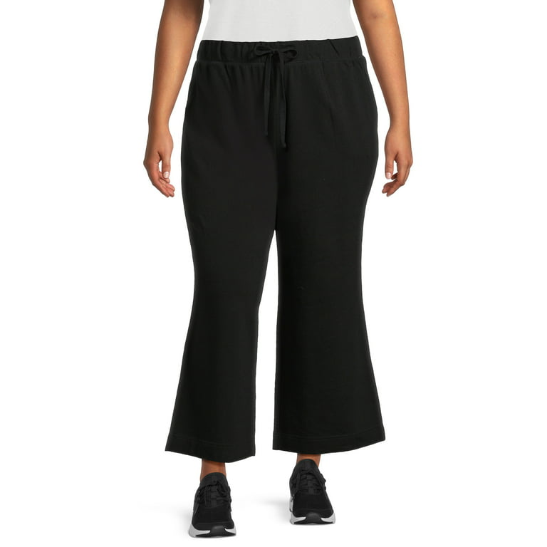Terra & Sky Women's Plus Size French Terry Pull On Pants 