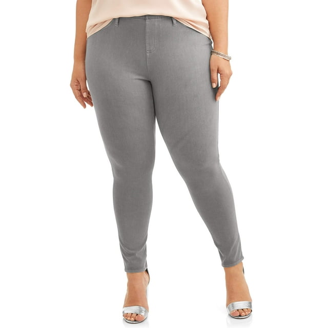 Terra & Sky Women's Plus Size Full Length Super Soft Jegging - Walmart.com