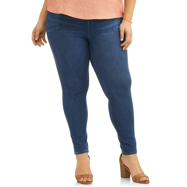 Terra & Sky Women's Plus Size Full Length Super Soft Jegging - Walmart.com