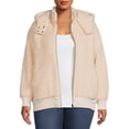 thumbnail image 1 of Terra & Sky Women's Plus Size Full-Zip Faux Sherpa Jacket, 1 of 5