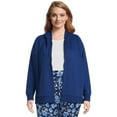 thumbnail image 1 of Terra & Sky Women's Plus Size Full Zip Fleece Hoodie, 1 of 5