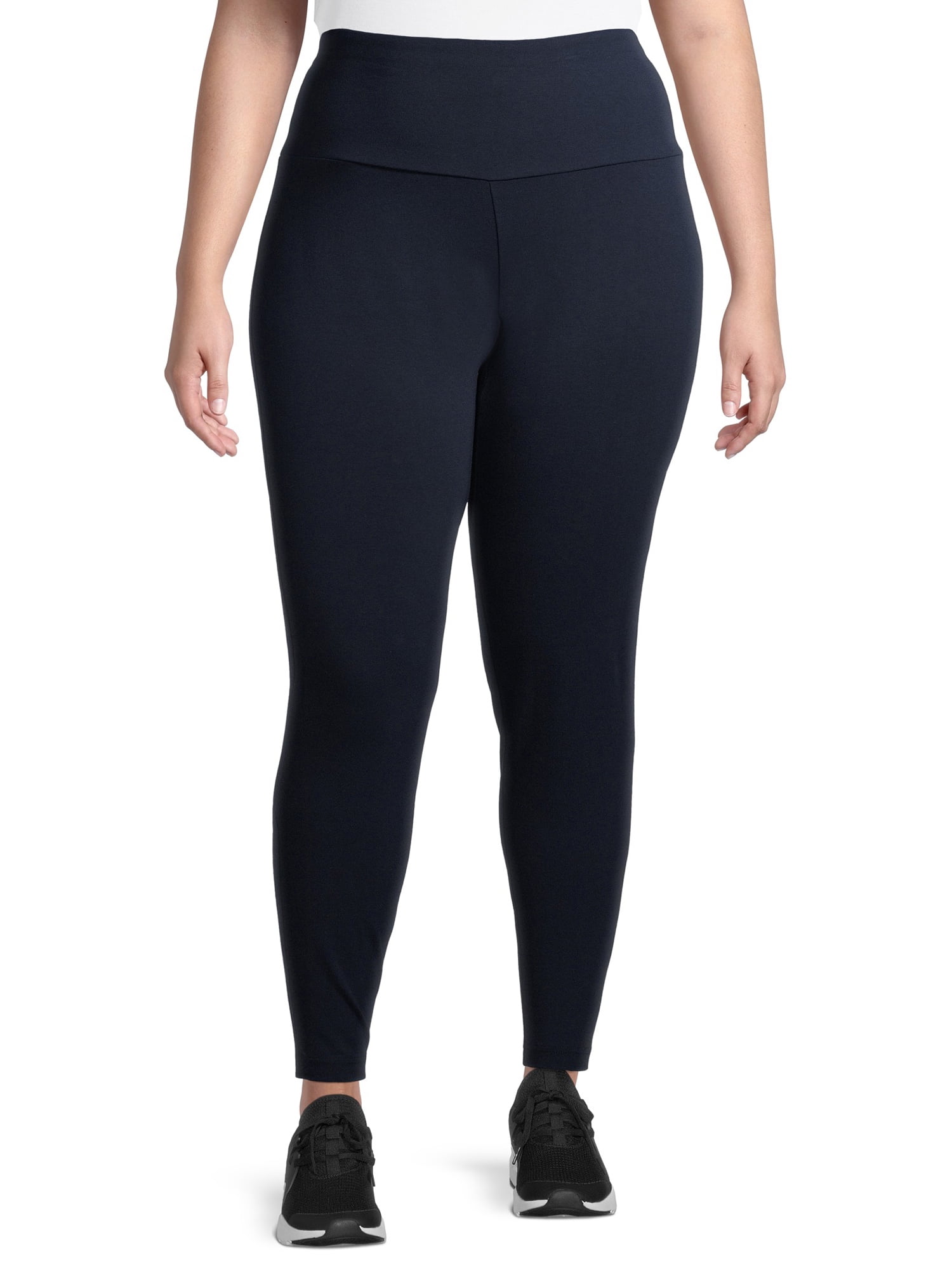 Women Plus Size High Rise Printed Leggings
