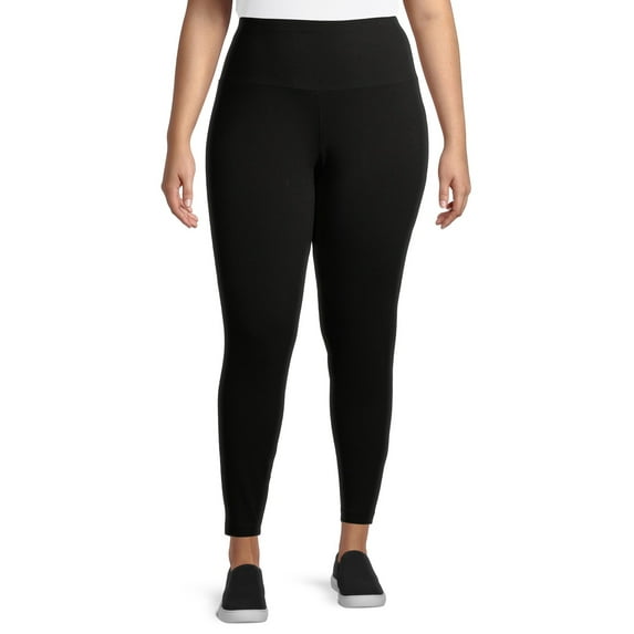 Terra & Sky Women's Plus Size High Waist Leggings