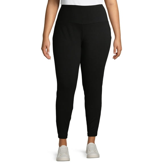 Terra & Sky Women's Plus Size High Waist Leggings