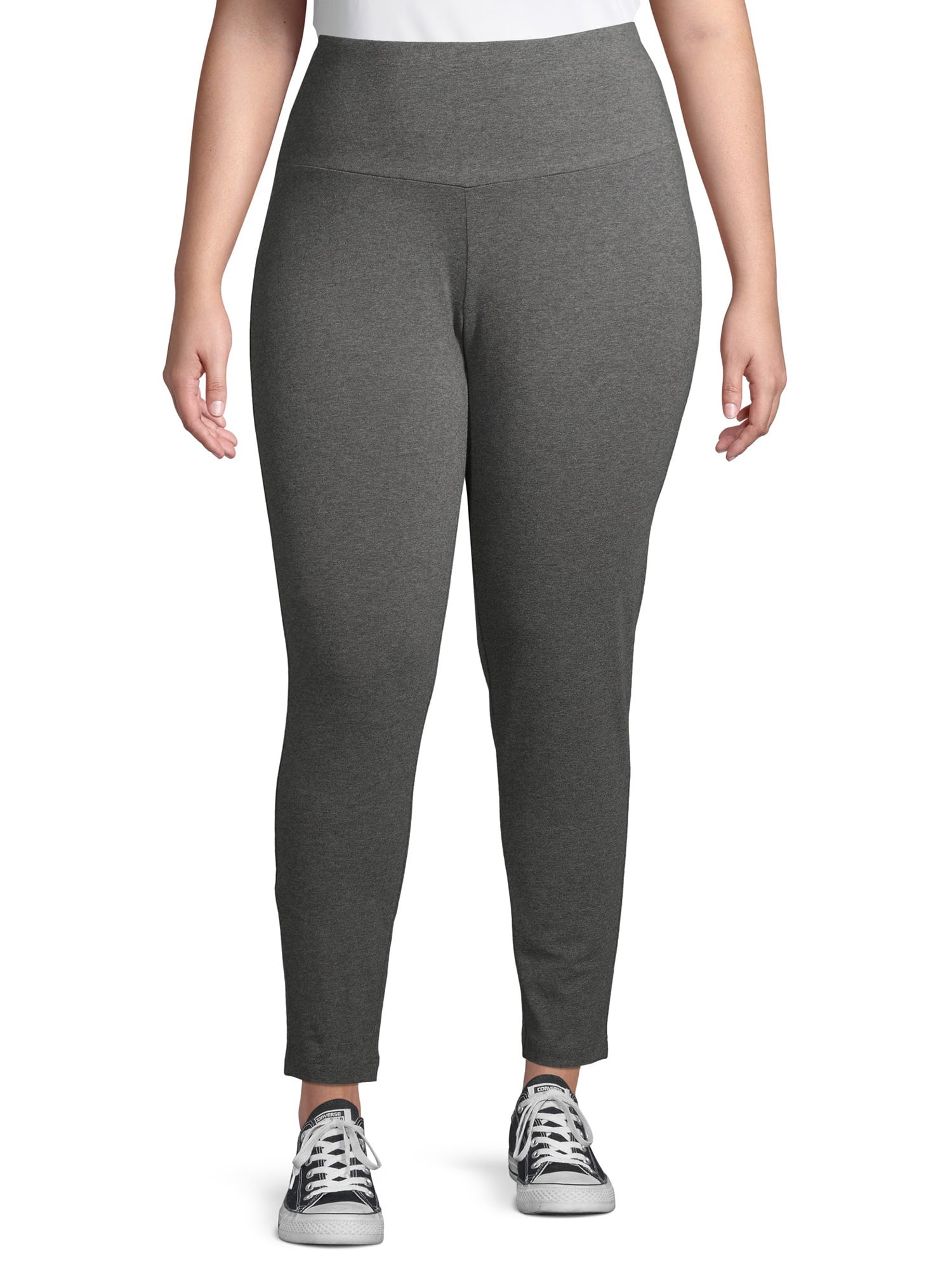 Terra & Sky Women's Plus Size High Waist Leggings