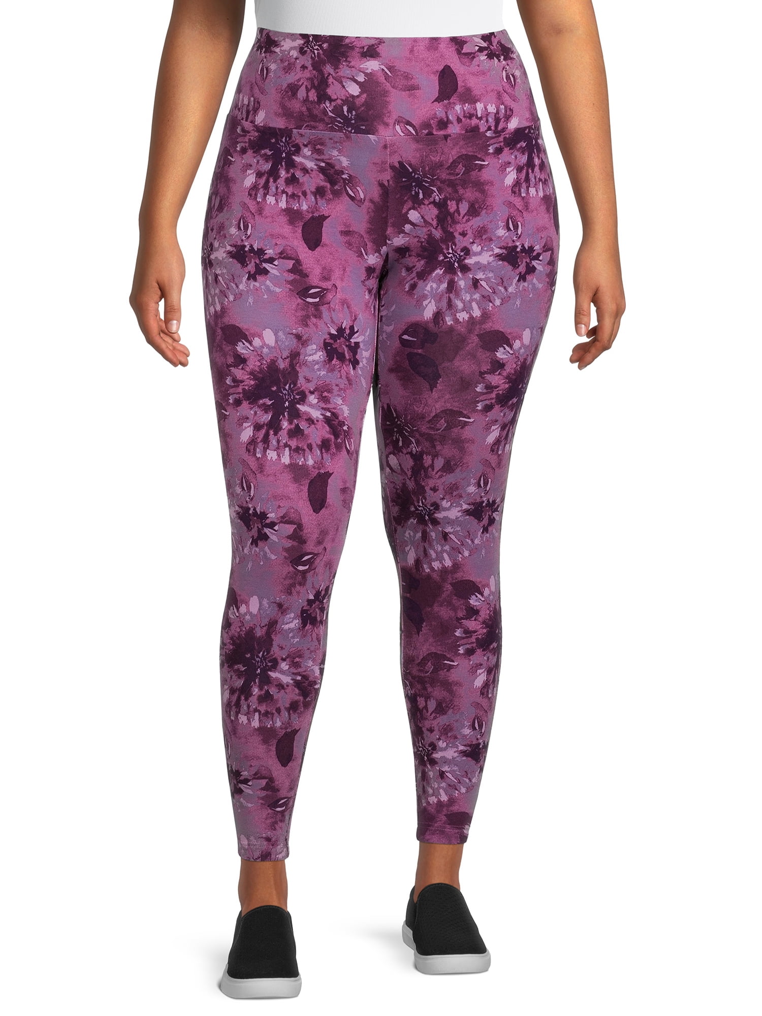 SAYFUT Women's Stretch Yoga Pants High Waist Tummy Control Leggings Tight  Trousers Black/Dark Grey - Walmart.com