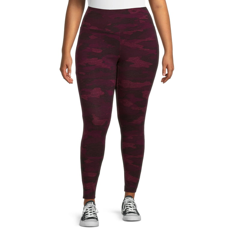 Terra and Sky Women's Plus Size Capri Leggings with Cell Phone