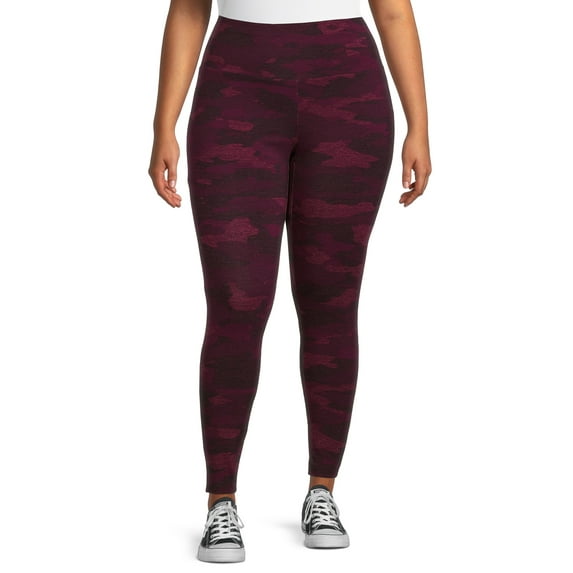 Terra & Sky Women's Plus Size High Waist Leggings