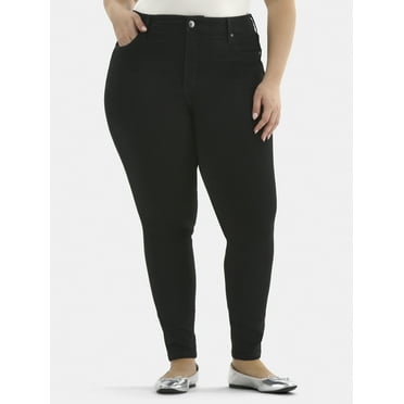 Terra & Sky Women's Plus Size High Waisted Bootcut Jeans, 32" Inseam