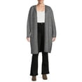 thumbnail image 1 of Terra & Sky Women's Plus Size Hooded Duster, 1 of 5