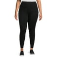 thumbnail image 1 of Terra & Sky Women's Plus Size Jeggings, 28" Inseam, Sizes 0X-5X, Single and 2-Pack, 1 of 5