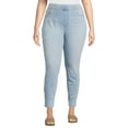thumbnail image 1 of Terra & Sky Women's Plus Size Pull-On Jegging Jeans, 28" Inseam, Sizes 0X-5X, 1 of 5
