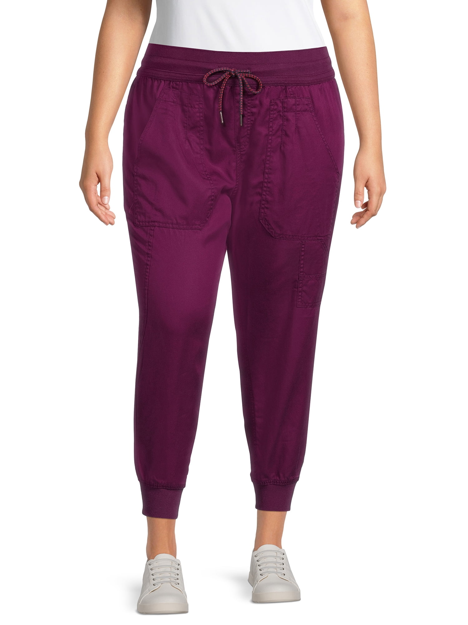 NEW Terra & Sky Women's Plus Size Purple Jeggings Pants Size 4X (28W-30W)  NWT
