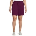 thumbnail image 1 of Terra & Sky Women's Plus Size Knit Bermuda Shorts, 1 of 6